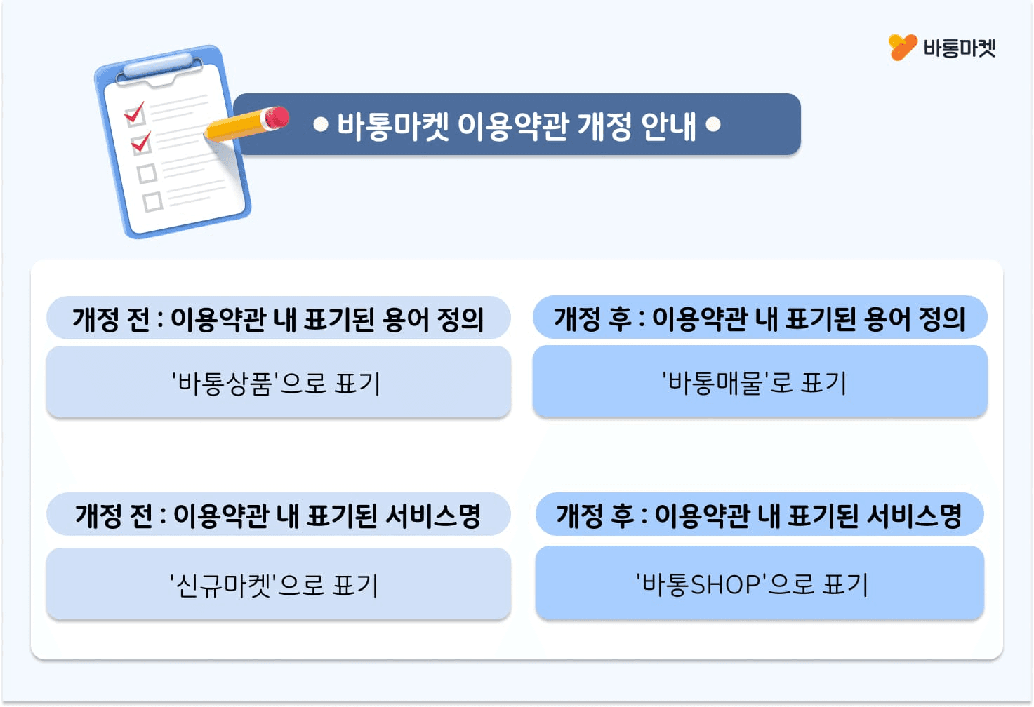 이용약관 개정 안내 - 본문 이미지 3